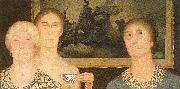 Grant Wood Daughters of the Revolution oil on canvas